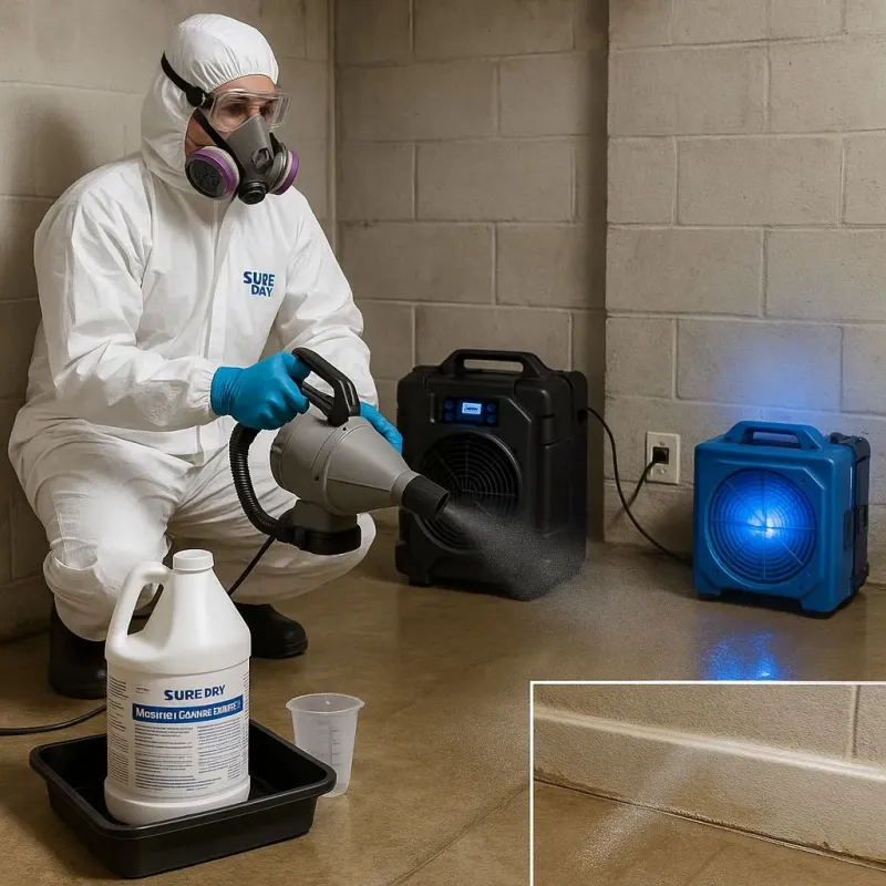 Sanitization and Odor Removal process in Huntington, WV