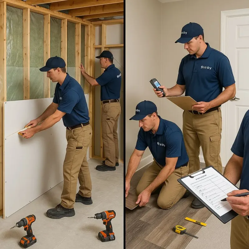 Repairs and Reconstruction process in Huntington, WV